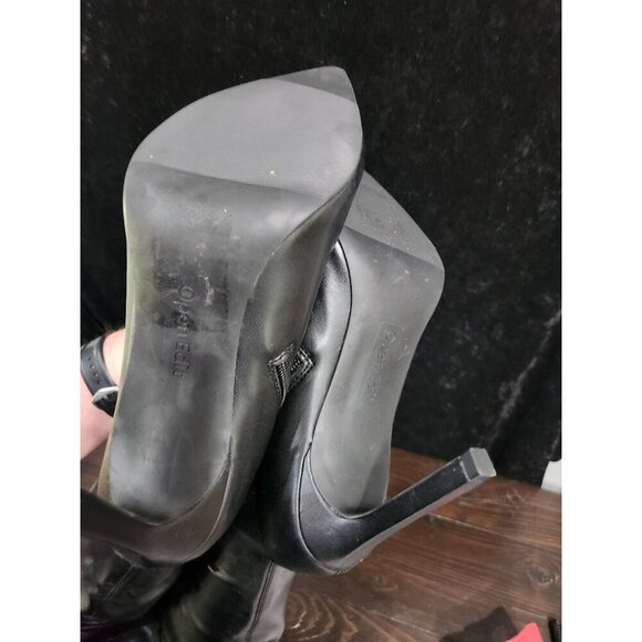 Open Edit Kami Black Over-The-Knee Boots Size 8.5M - Picture 7 of 8